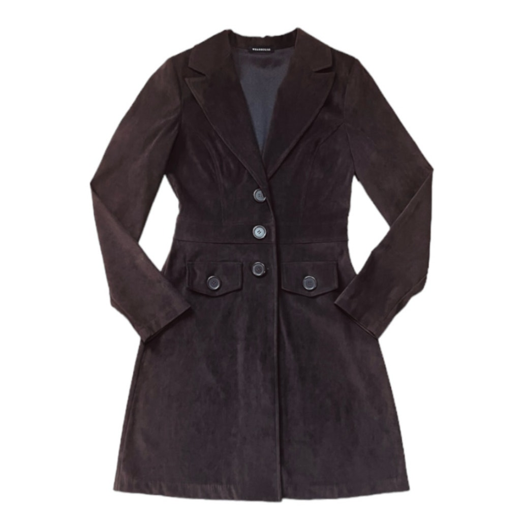 Wearhouse Brown Trench Coat  Size S